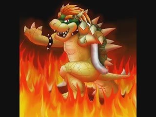 peach bowser et yoshi