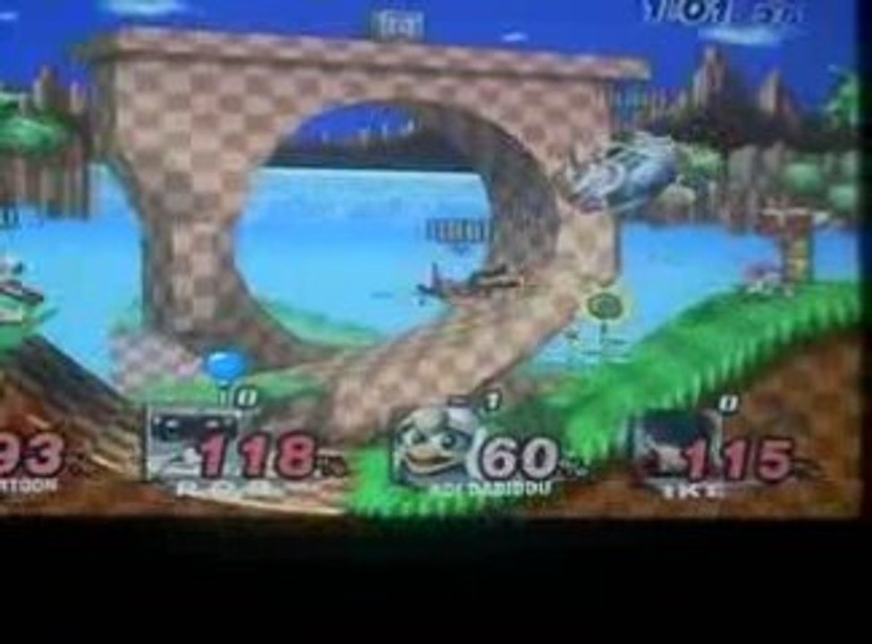 Super Smash Bros Brawl  combat avec Link cartoon