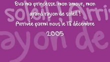 Eva ses 6 premiers mois