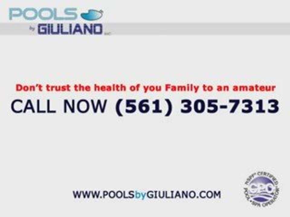 POOLS by Giuliano, Inc. - POOL SERVICE in Boca Raton, FL