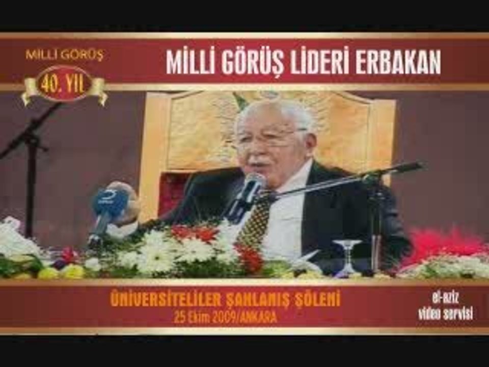 Erbakan Üniversiteliler Şahlanış Şöleni Konuşması-4.2 Bölüm