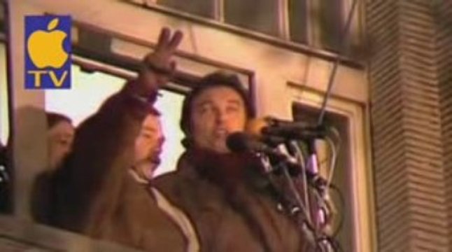 Karel Kryl a Karel Gott 17. listopadu 1989