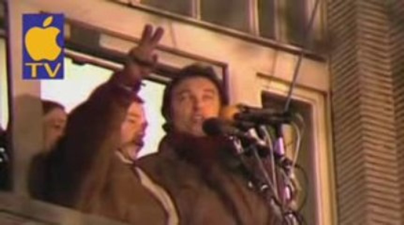 Karel Kryl a Karel Gott 17. listopadu 1989