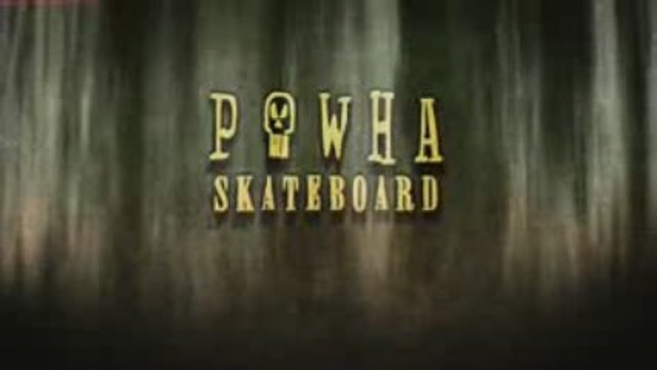 Powha skateboard tittle