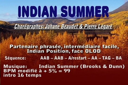 DJ[cowboy] Indian Summer (Partenaire, Teach-Demo)