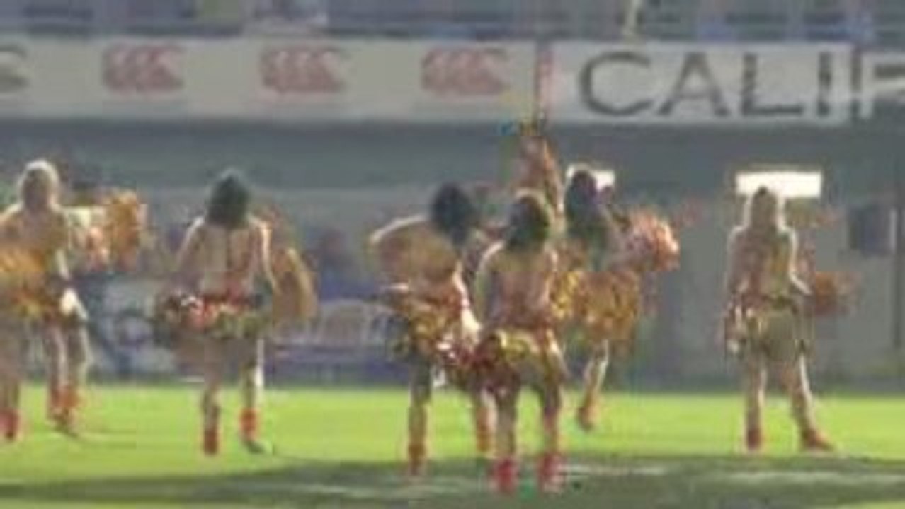 les flammes du roussillon USAP VS Castres