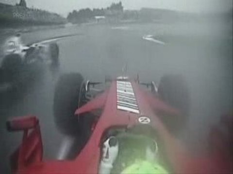 Massa VS Kubica Fuji 2007 F1