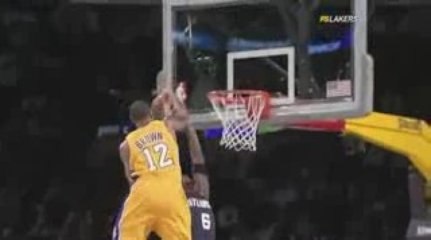 NBA - Shannon BROWN Can BLOCK