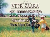 Tere Liye _Veer Zaara_Karaoke With Lyrics