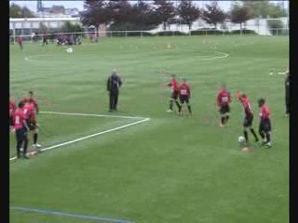 Entrainement de benjamins - "Passe et suit"