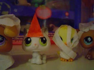 mes littlest petshop déguisés pour halloween !