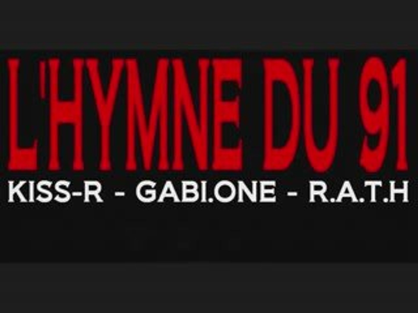⁣L HYMNE DU 91 KISS-R GABI ONE RATH