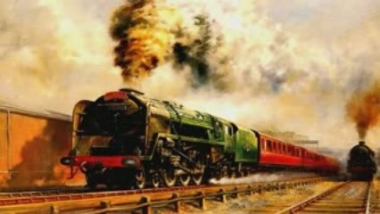 Vanocni vlak do stanice 2010