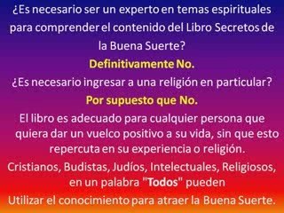 Secretos para atraer la Buena Suerte. Fortuna. Abundancia.