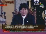 Presidente boliviano relación EE.UU. principios cooperación