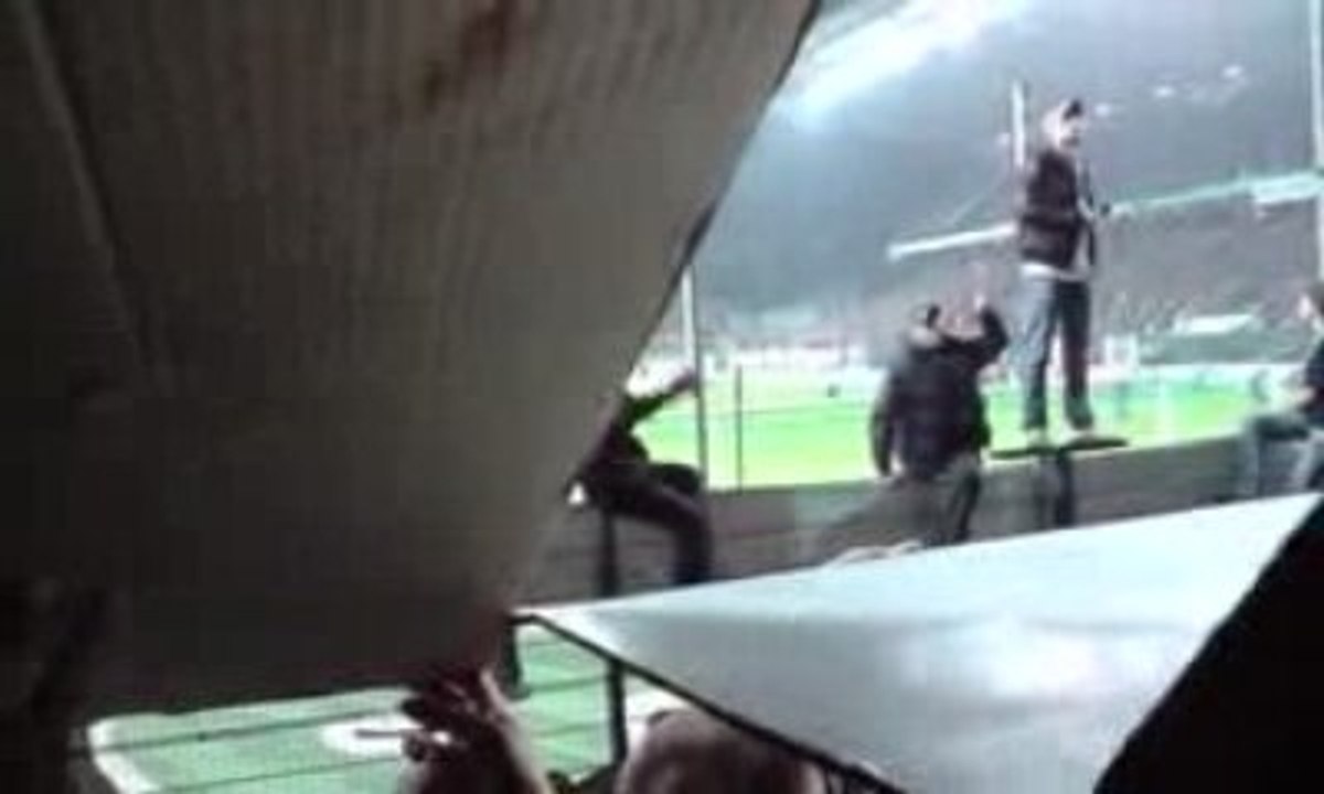 ASSE 0-1 lyon sous le 1er tifo