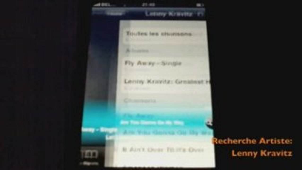 Vocalia 2.0: le Mode iPod en bref