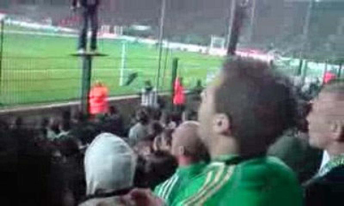 ASSE 0-1 lyon allez les verts allez