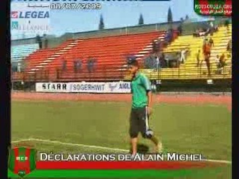 Déclarations du staff technique du Mouloudia à la presse