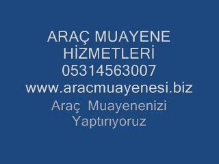 araç muayene randevu