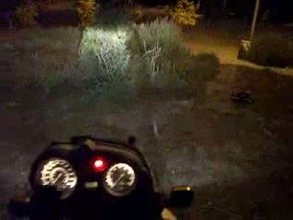 091027 Riding a BMW F650 Motorbike in Turkey