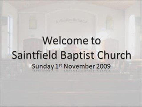 011109 - Morning Service Part 1