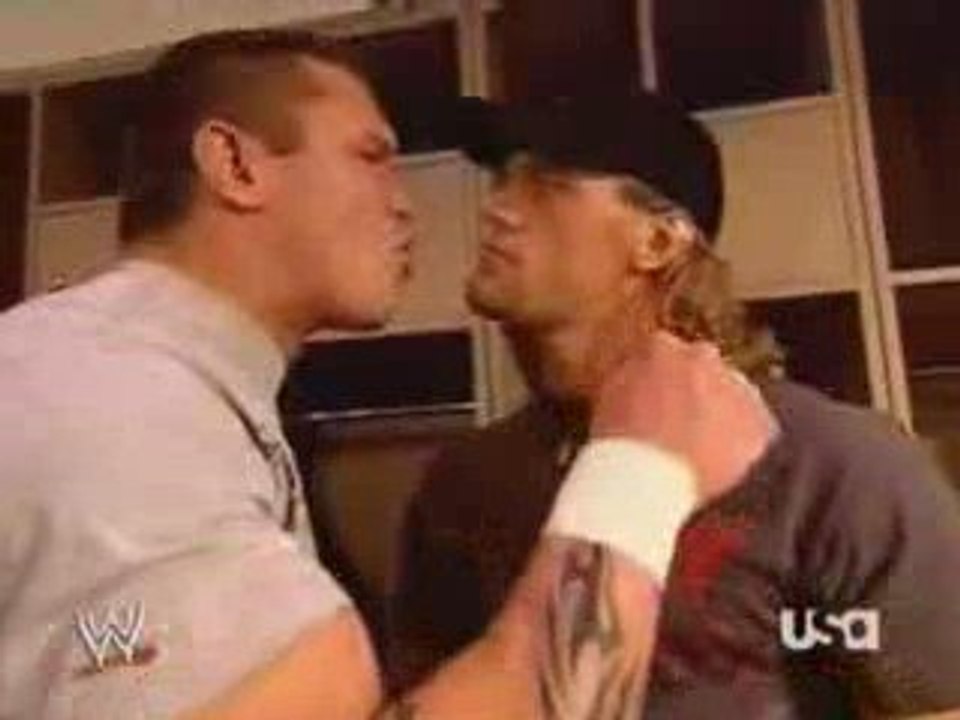 Randy Orton & Edge in Backstage