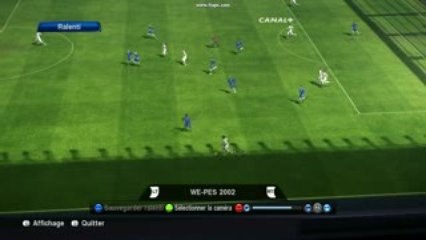 pes2010 passement de jambe de etoo tunizizou