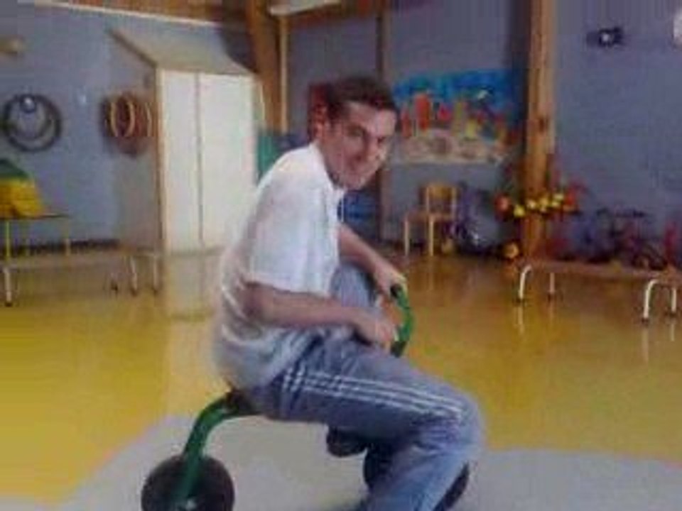 wilfried fait du vélo !!