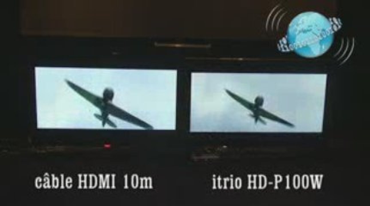 Test itrio HDMI sans fil CPL HD-P100W