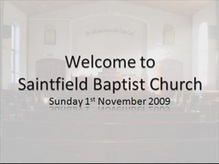 011109 - Gospel Service Part 1