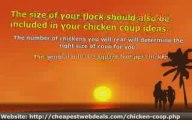 Chicken Coop Ideas - Learning What Size is the Right One For