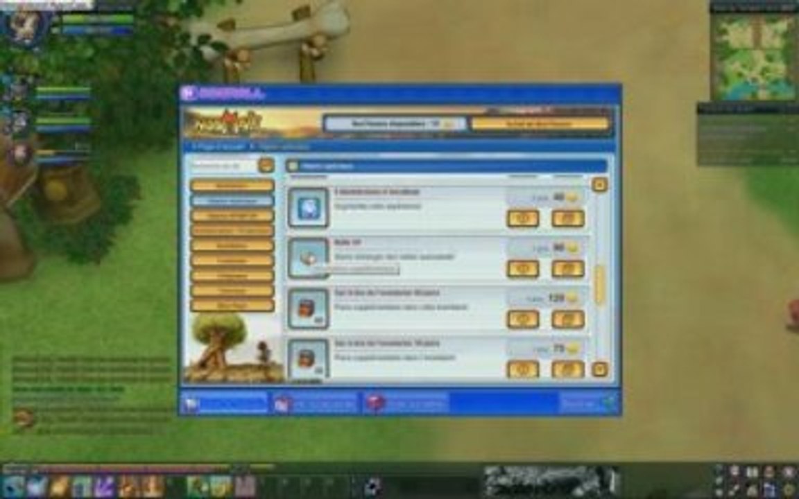 Magicien level 35 sur nostale