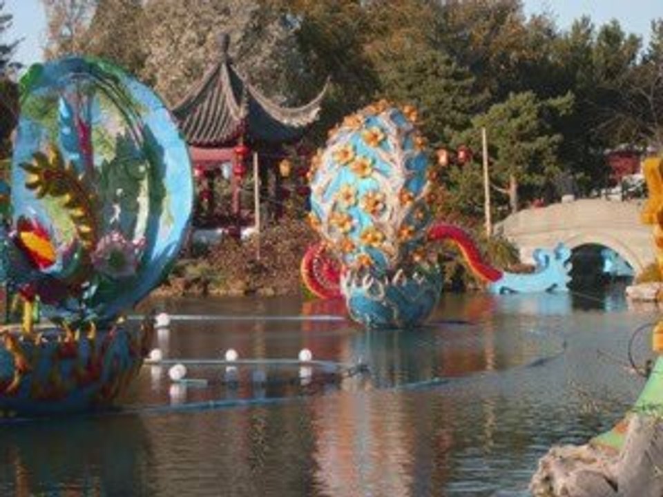 Jardin botanique magie des lanternes