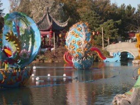Jardin botanique magie des lanternes