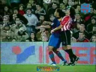 Ronaldinho 3 sombreiros vs Bilbao