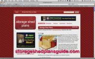 Storage Shed Plans