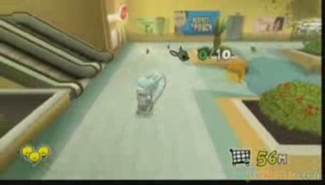 Les lapins crétins :dans un centre commercial