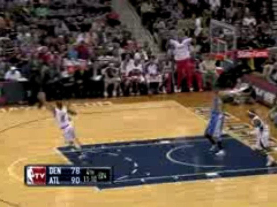 NBA Josh Smith Block  Chris Andersen and  the Birdman at the