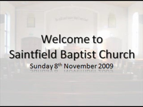 081109 - Morning Service Part 1