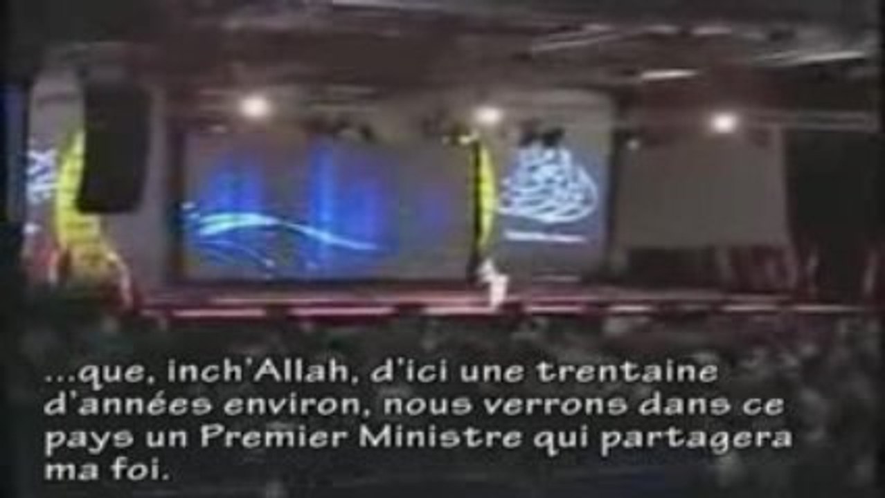 Déclaration d'un Député musulman anglais