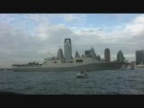 USS New York arrives in Manhattan