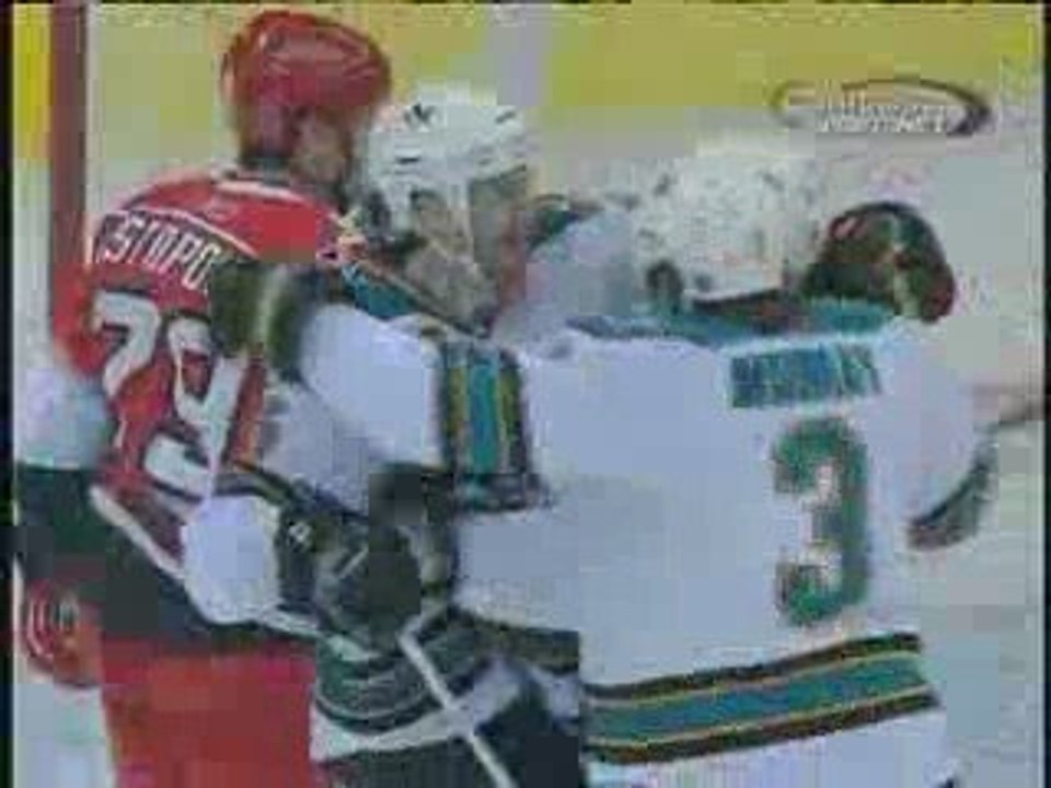 Hurricanes - Sharks Highlights (11/1/09)