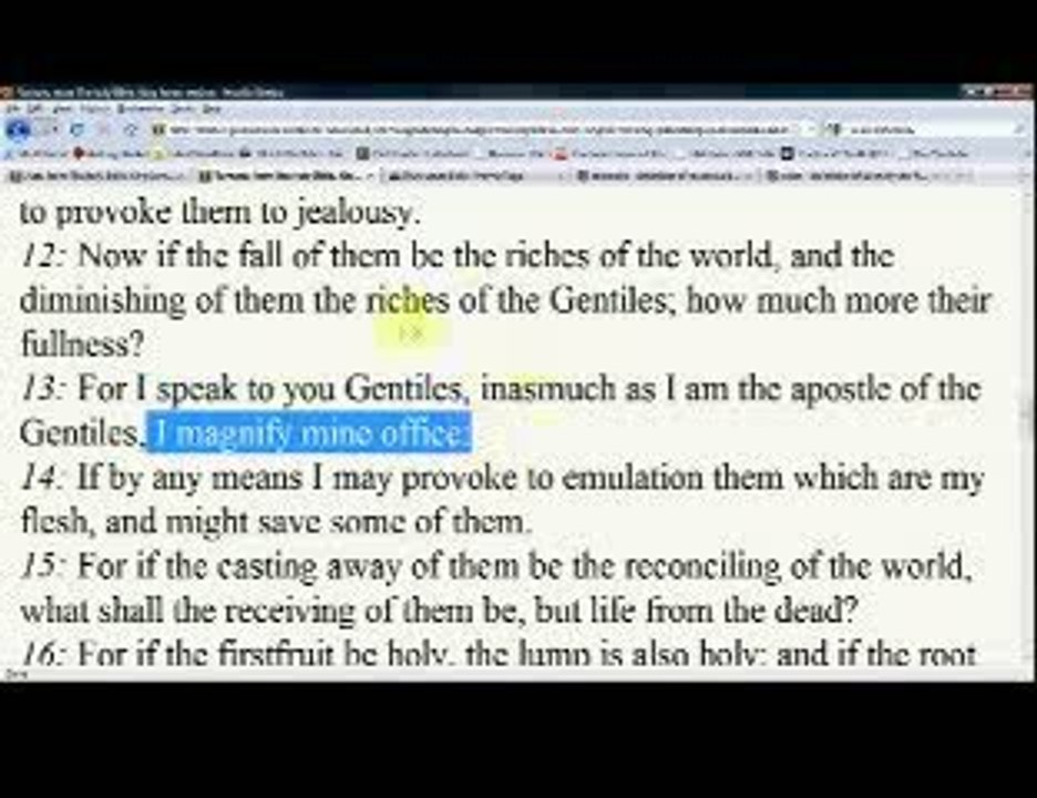 PT.9 ROMANS 11 THE OLIVE & WILD OLIVE TREE