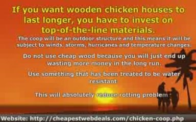 Tips in Building Wooden Chicken Houses