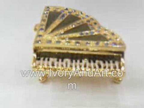 Jeweled Piano - Trinket Box