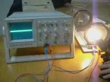 Emission des ampoules fluocompactes ondes électromagnétiques