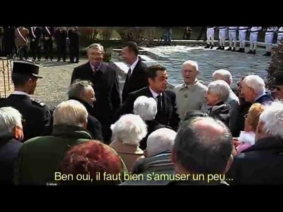 Visite de Nicolas Sarkozy - Glières 2008