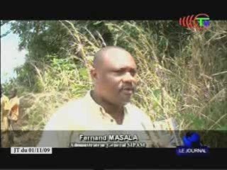 Visite du chantier de la route Zanaga-Bambama par E. Ouosso