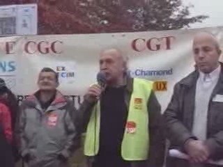 Gérard Thizy, responsable de l'UL CGT de Saint Chamond